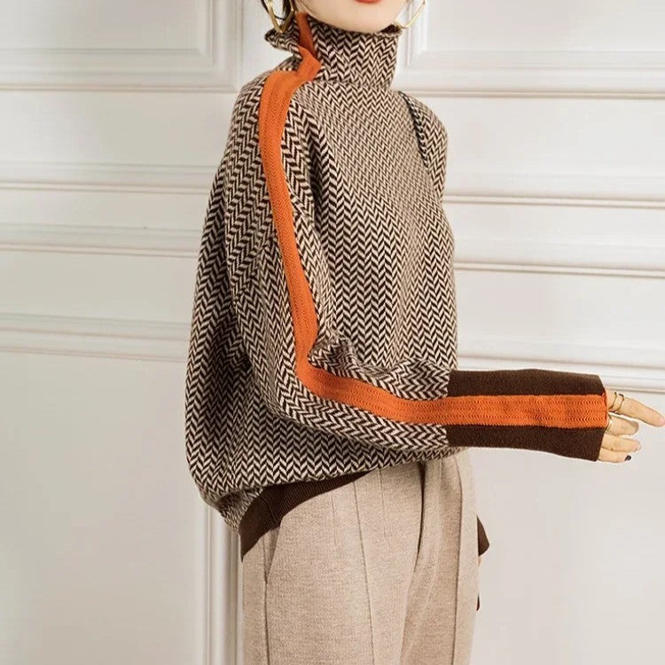 Matilde - Maglione geometrico elegante