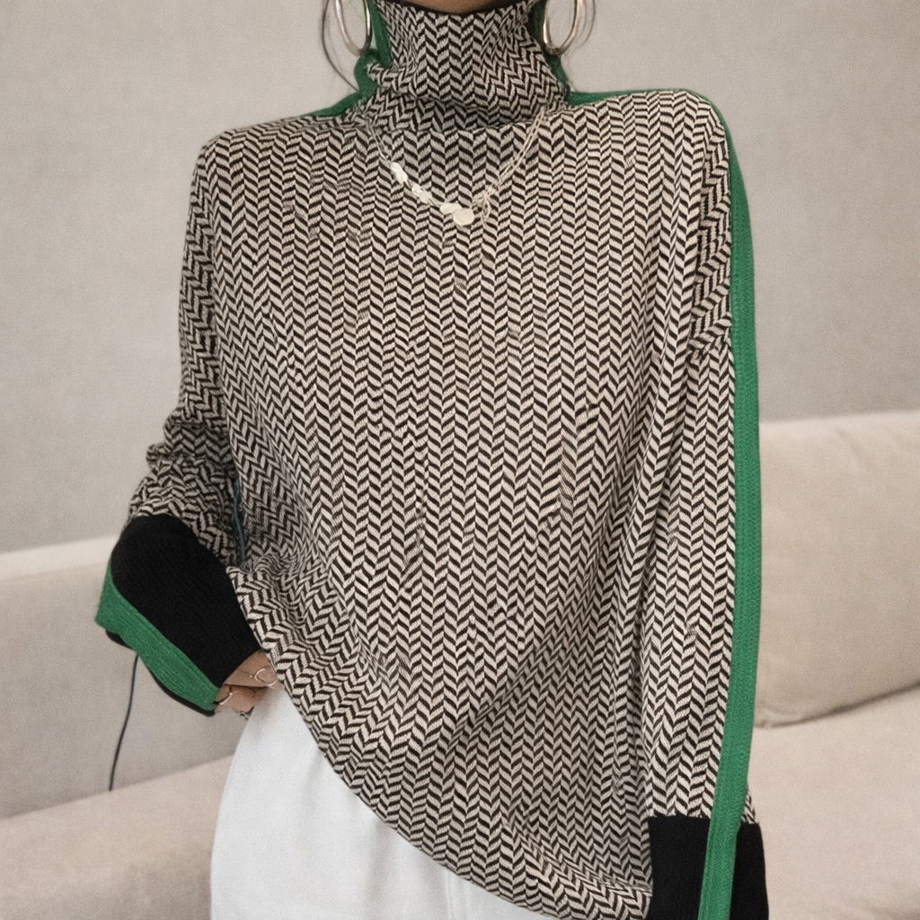 Matilde - Maglione geometrico elegante