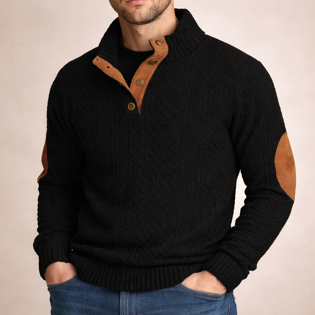 Pullover da uomo in maglia lavorata Autunno/Inverno